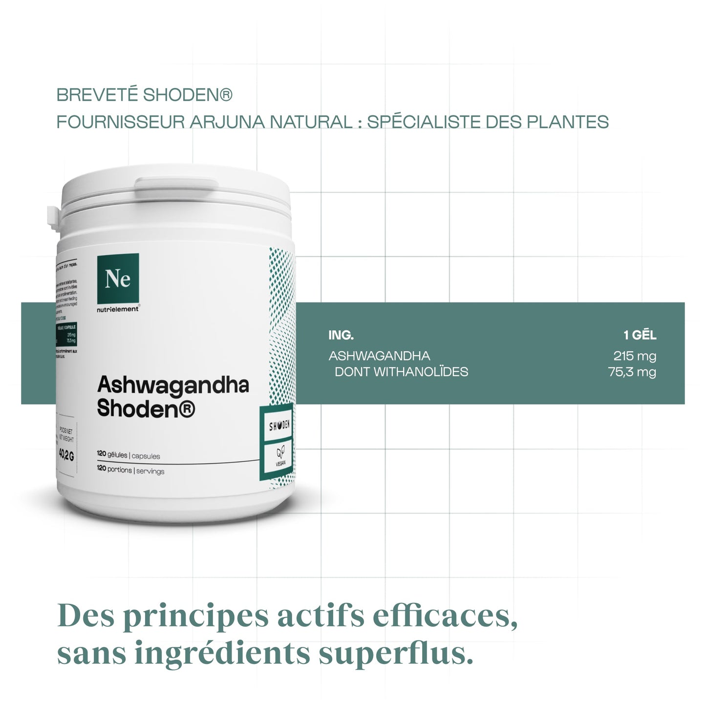 Ashwagandha Shoden® | 35% de withanolides glycosides