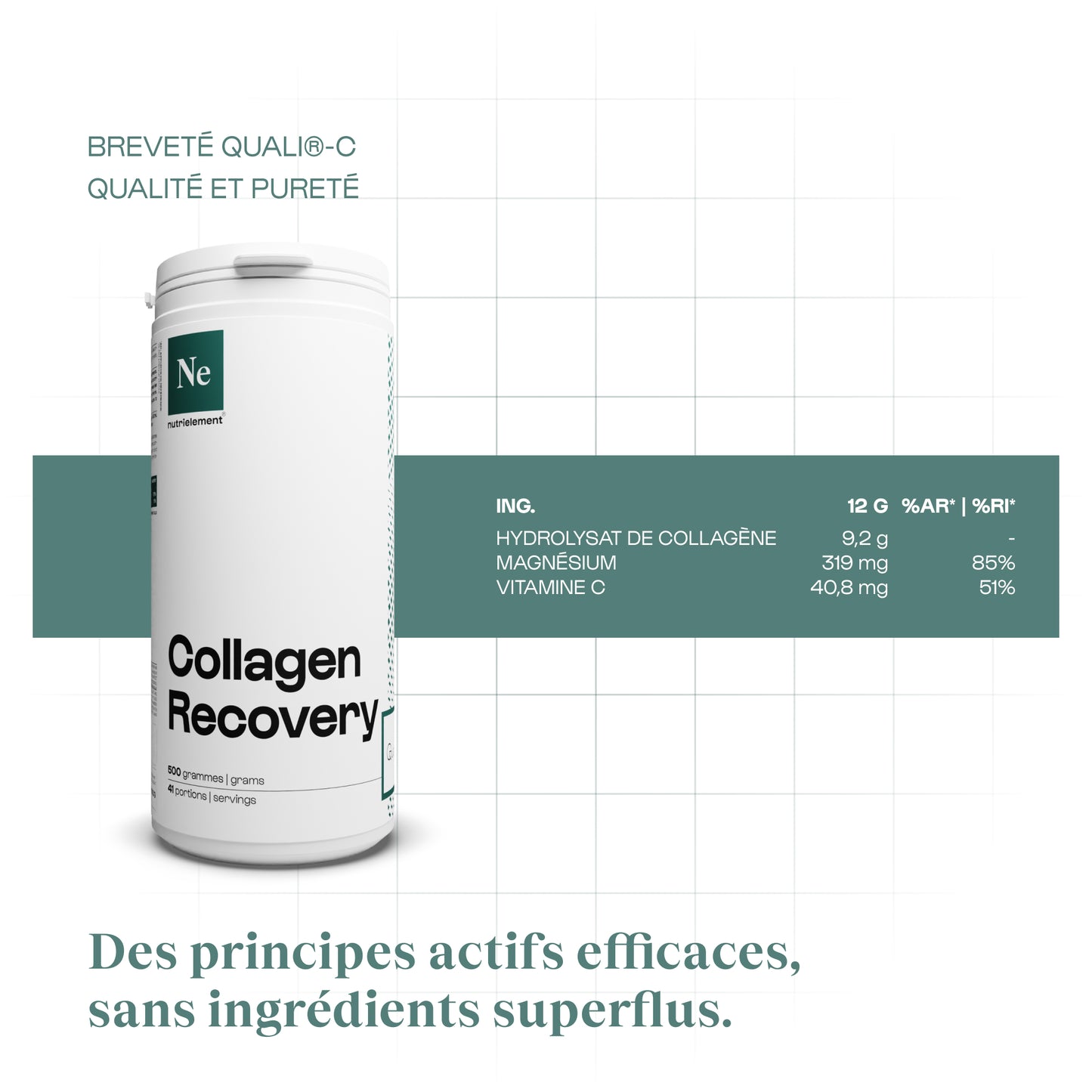 Collagen recovery en poudre