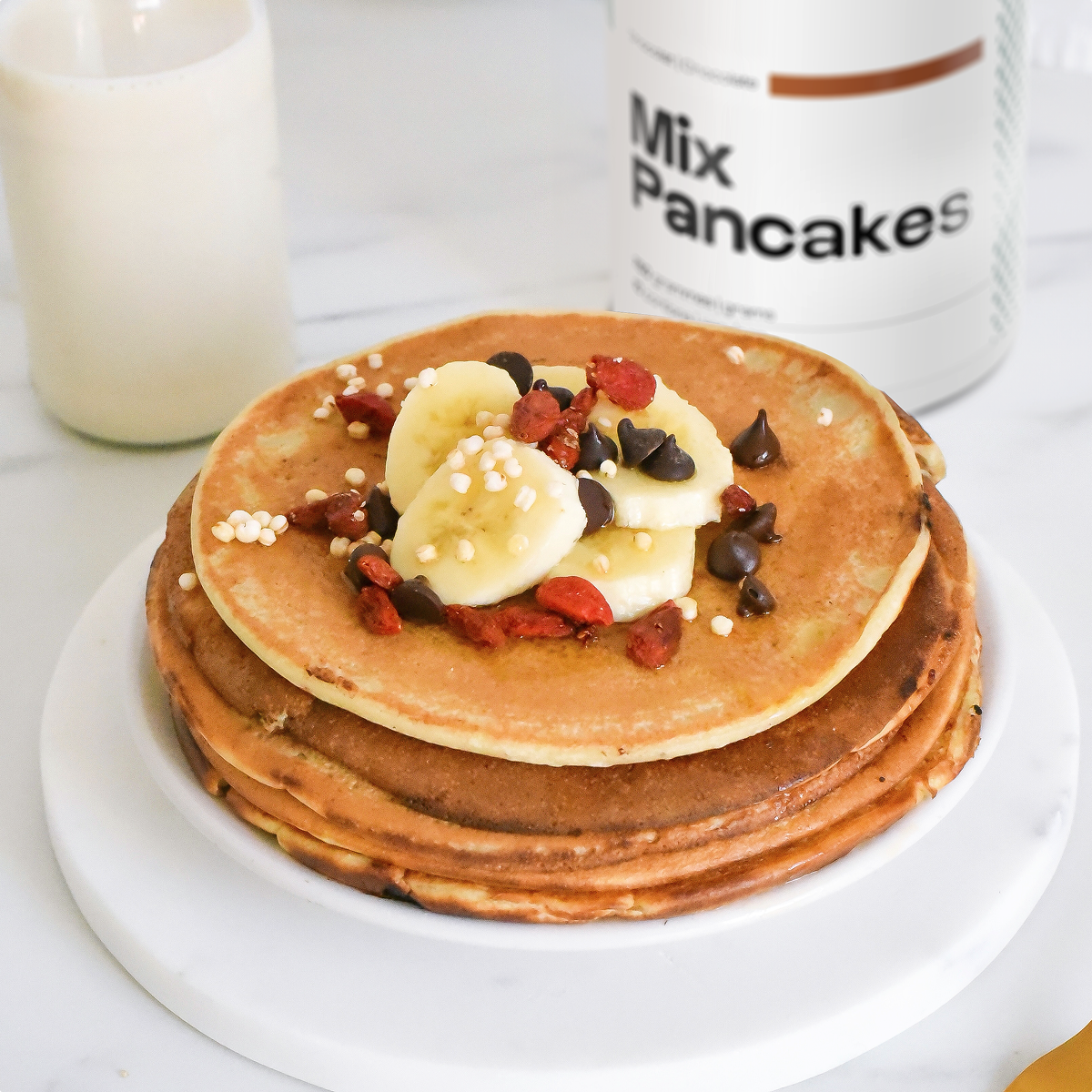 Mix pancakes protéinés au chocolat