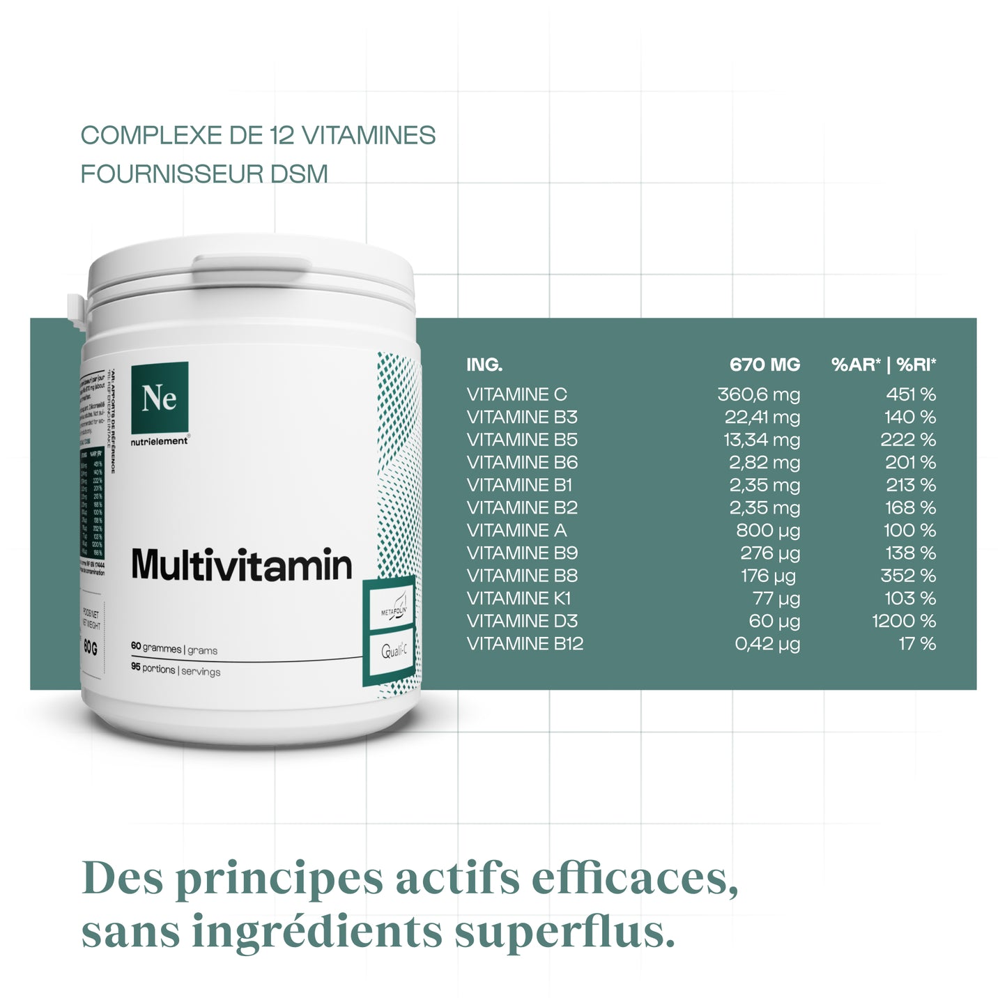 Multivitamines en poudre