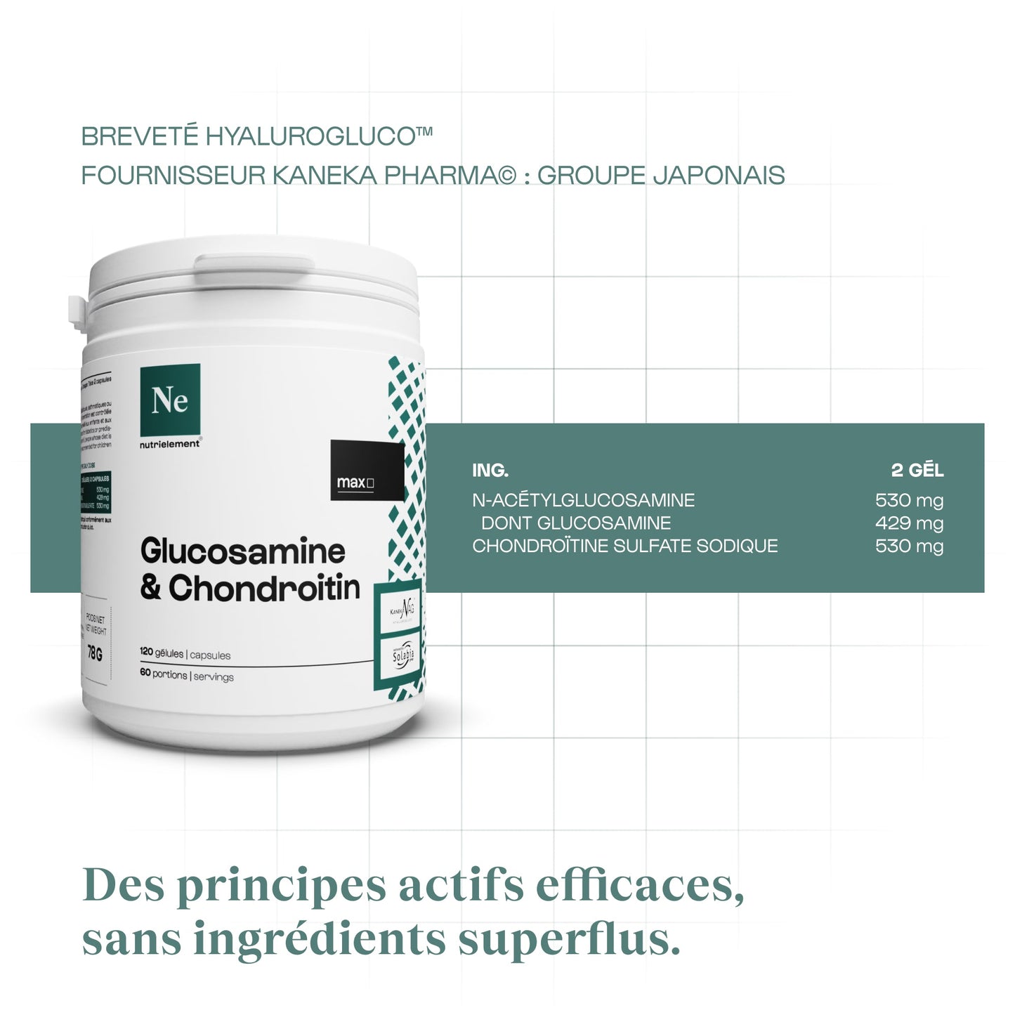 Mix Glucosamine + Chondroïtine en gélules