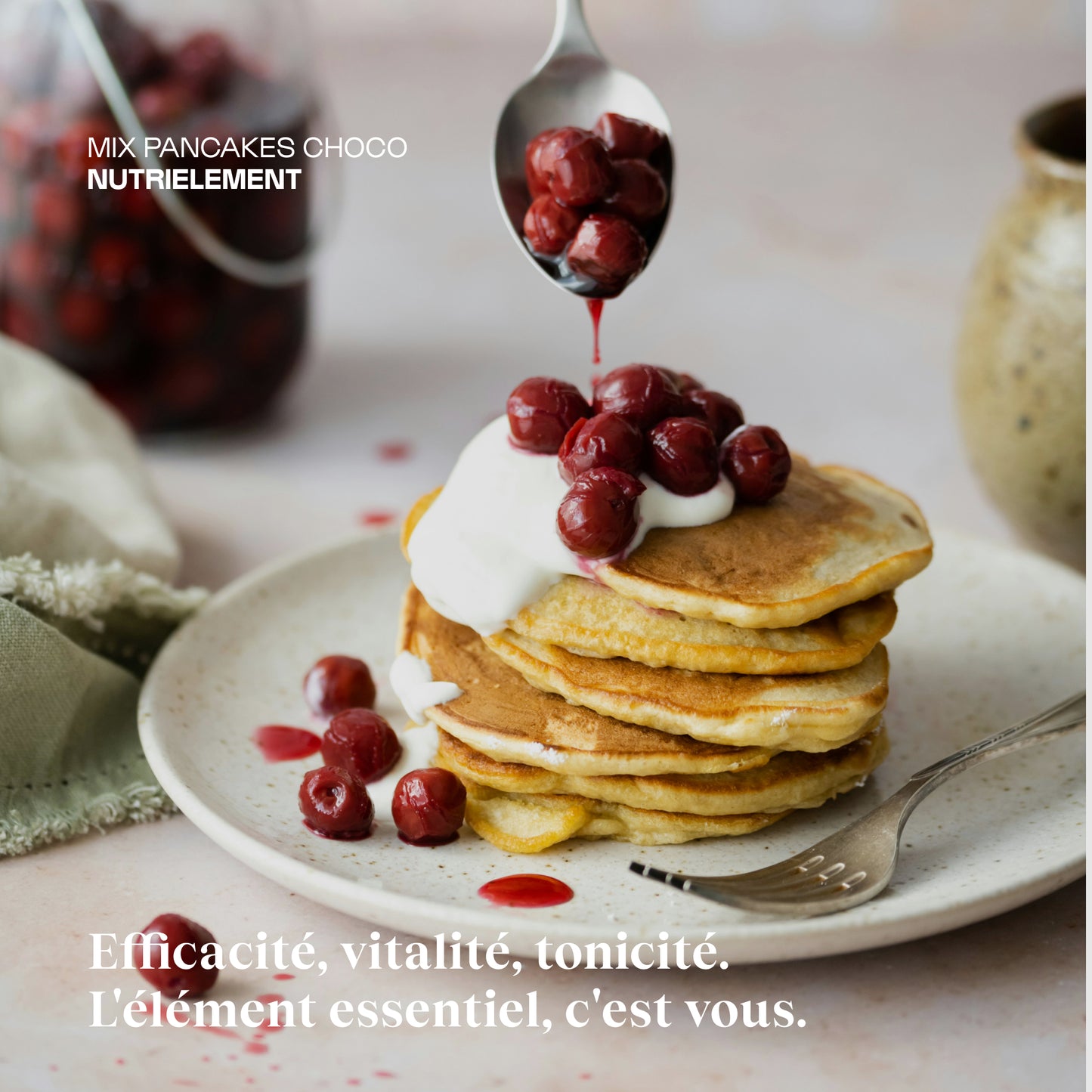 Mix pancakes protéinés au chocolat