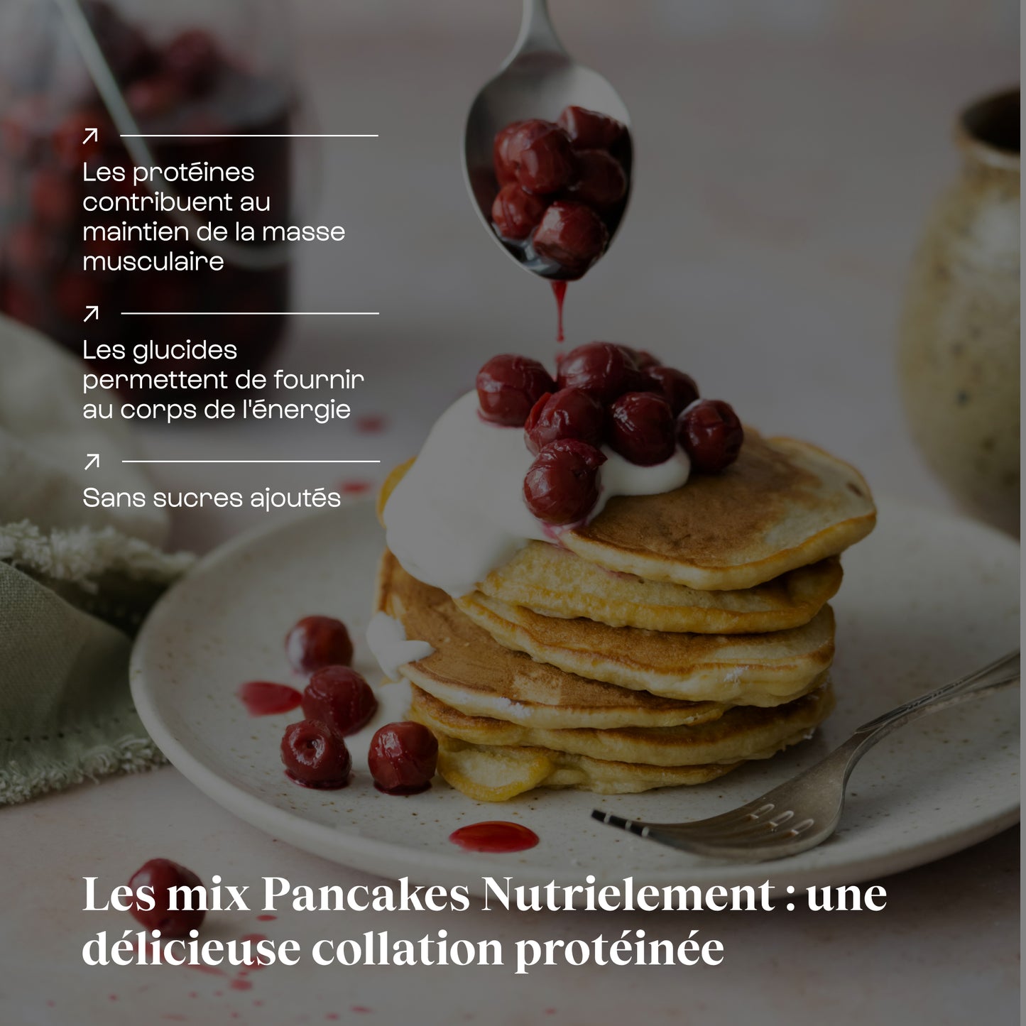 Mix pancakes protéinés au chocolat